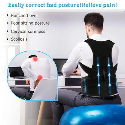Posture Corrector for Shoulder Belt For Men & Women